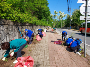 영주시 하망동 바르게살기위원회, 환경 봉사 '구슬땀'