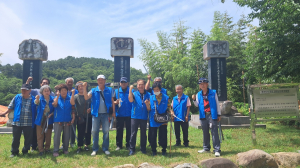 전몰군경유족회 고령군지회, 충혼탑 환경정화 펼쳐