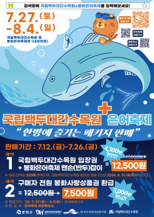 여름휴가 '숲캉스·은어축제' 한번에… 봉화, 특별 패키지 판매… 26일까지