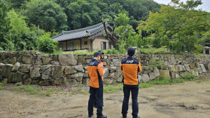 경주소방서, 산사태 발생 위험 지역 점검