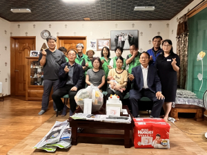 문경시 마성면 행정복지센터, 올해 첫 출생 가정 축하