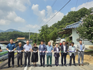 상주시 화서면 상용1리, 마을안길 확포장공사 준공기념행사