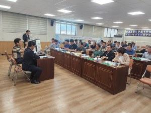 성주군 초전면 체육회, 실무자 회의