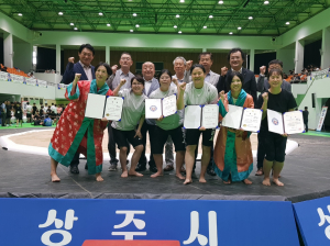 상주시， 경상북도 씨름왕 선발대회 성료
