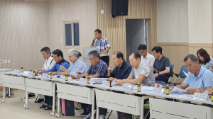 김천시 아포읍, 이장협의회 월간 회의
