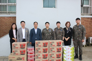 영양군 미용협회, 오도창 군수와 軍장병 위문