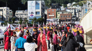 경상북도문화관광공사, 독도의 날 ‘우산국왕 납시오’ 행사 대성황