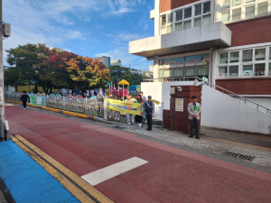 경주교육지원청, 교통안전 캠페인 지원 나서
