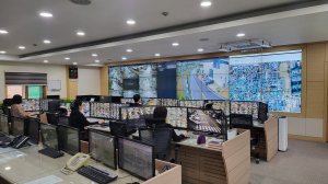 상주시 CCTV통합관제요원들, 상주경찰서장'감사장'수여