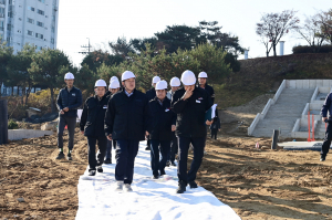 신현국 문경시장, 주요 사업현장 '꼼꼼하게'