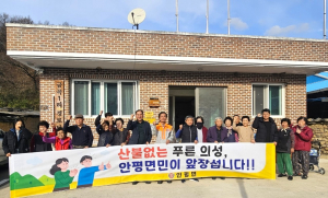 의성군 안평면, 녹색마을 현판식
