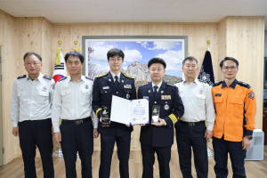 청송소방서 김광수 소방장, 올해의 영웅소방관 '영예'