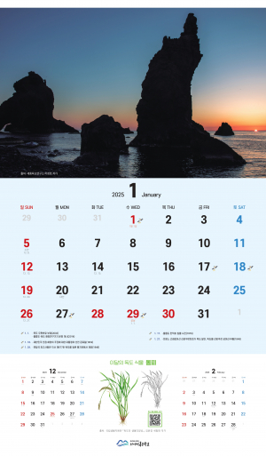 경상북도교육청, 2025 독도 교육 달력으로 날마다 독도 사랑 실천