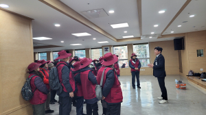 경산시 서부2동, 어르신 일자리사업 안전교육