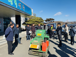 성주군, 영농부산물 파쇄 지원단 운영