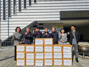 김천시 평화남산동 비둘기농악단, 함께 '라면' 든든