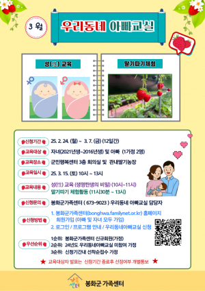 ‘우리동네 아빠교실’ 통해 아빠와 자녀의 유대 강화
