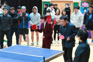28일 '제5회 현정화와 함께하는 울진대게 전국 오픈 탁구대회' 팡파르