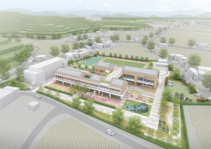 경북교육청, 문충초등학교 그린스마트스쿨 교사 개축 공사 설계 공모 당선작 발표
