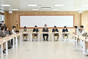 경상북도교육감, 경주정보고등학교 학생들과 소통 시간
