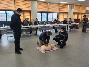 문경읍이장자치회, 심폐소생술 교육