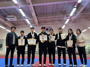 성주군 여자태권도 실업팀, 올해 첫 전국대회 賞