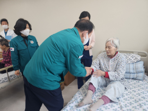 문경시, 의성군 이송환자 '따뜻한 위로'