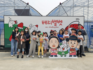 영주시 풍기북부초등학교, 딸기 농장 체험 '호응'