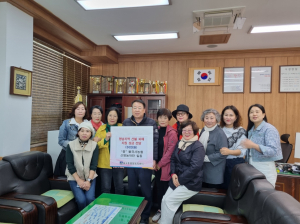 경주시 불국사농협 신명농악단, 산불지역 주민 위로