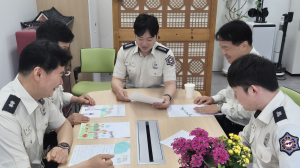 경북소방, 팔복초 학생들의 따뜻한 손편지, 큰 감동 전해