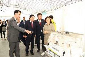 경주시, 황성공원에 이동형 병원 실전 훈련… APEC 준비 만전