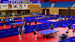 경산시, 춘계 회장기 실업탁구대회 '열띤 경쟁'