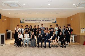 상주시, 美 데이비스시 학생교류단 '상주 홈스테이'