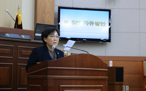 김옥랑 봉화군의회 의원, 과다한 이월예산·순세계잉여금 개선 필요
