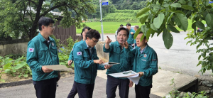김학홍 경상북도 행정부지사, 호우 대비 산사태 취약지 사전 예찰