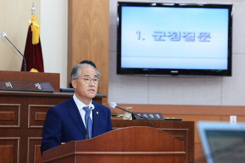 이승훈 봉화군의회 의원, 군민 삶의 질 향상 '집중'