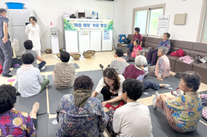 청송군 정신건강복지센터, 이재민 정서적 회복 도와